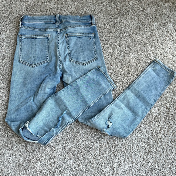 RAG & BONE - High Rise Ankle Skinny Distressed - Picture 2 of 7